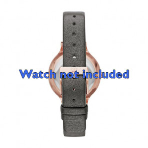 Horlogeband Skagen SKW2267 Leder Grijs 12mm